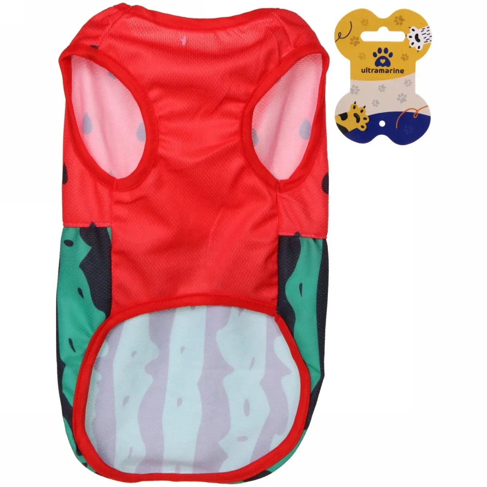 Майка для собаки «Тропикана-Сочный Арбуз» размер XL (22*36*23см) Ultramarine