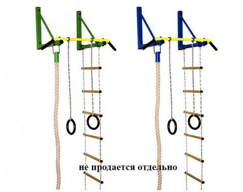 Турник с ручками одной перекладиной