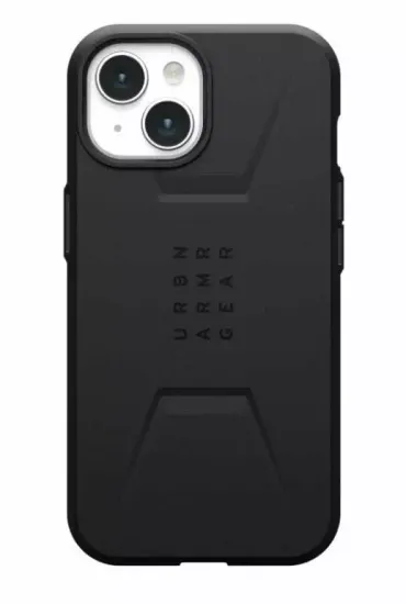 Чехол с поддержкой MAGSAFE Uag Civilian для iPhone 15 6.1", цвет черный (Black)