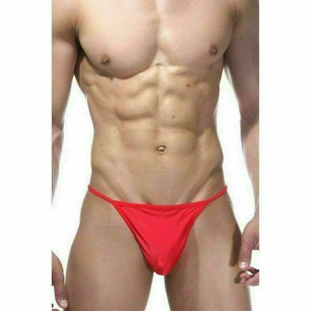 Мужские трусы стринги красные La Blinque LB15132