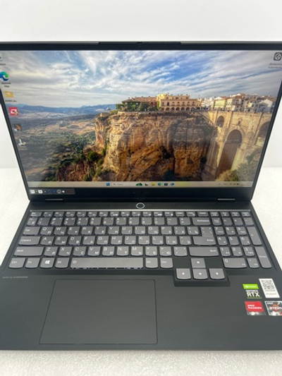Ноутбук Lenovo Legion S7 15ACH6 (82K8001LRU) 15.6"/AMD Ryzen 5 5600H/RAM 16GB/SSD 512GB/NVIDIA GeForce RTX 3050 Ti/IPS/1920x1080/Win10/Подсветка кл-ры: LED/черный. Состояние: C1