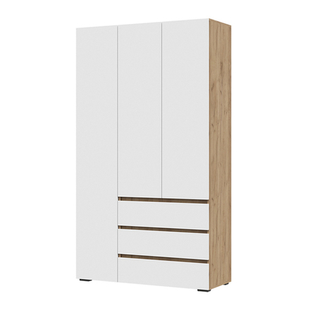 Хелен ШК 06 Шкаф 3-х дверный Крафт золотой / Белый