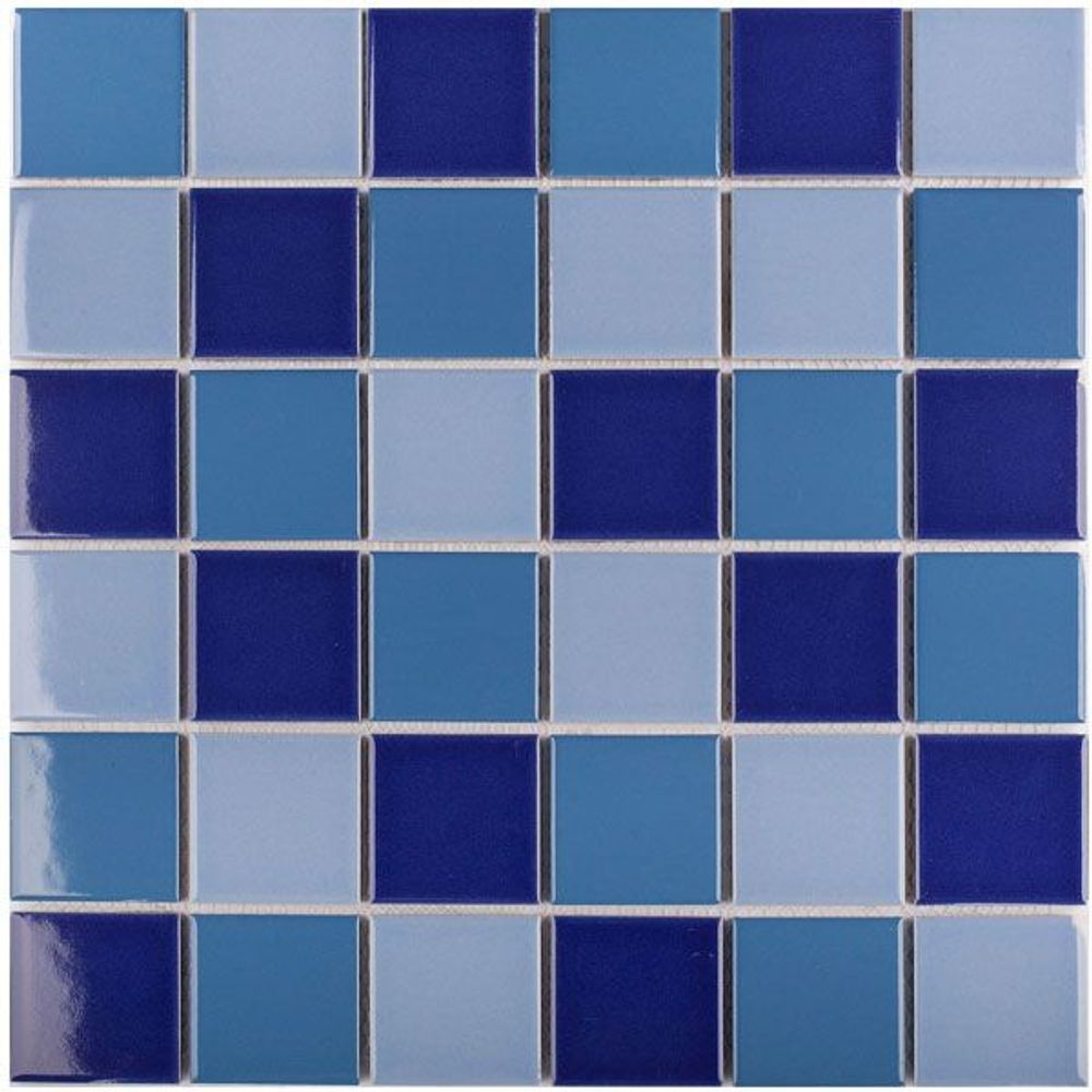 Мозаика Blue Mix Glossy (WB52200) (4.8x4.8)