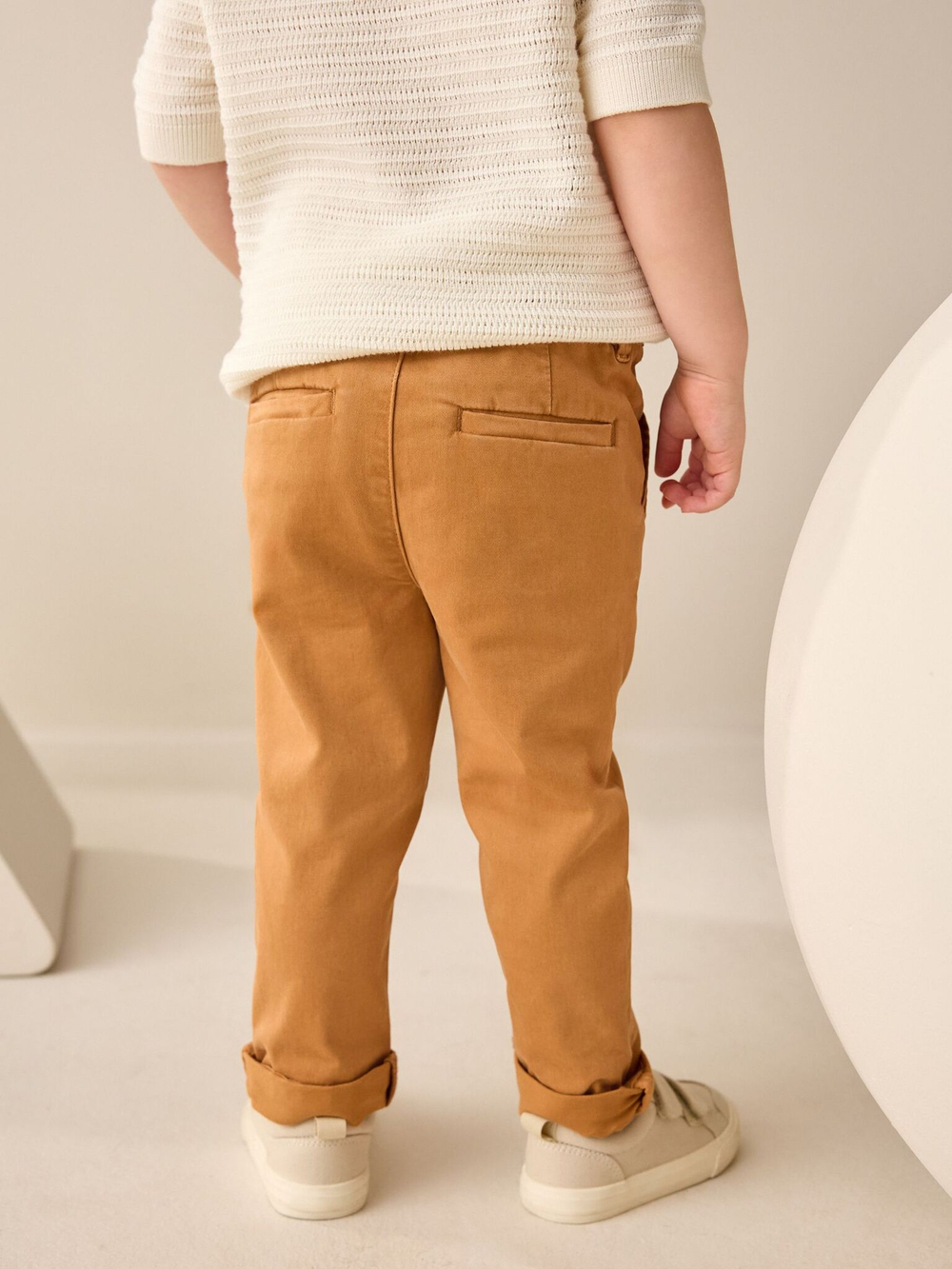 Брюки чинос для мальчика Next AD1-829, Светло-оранжевый