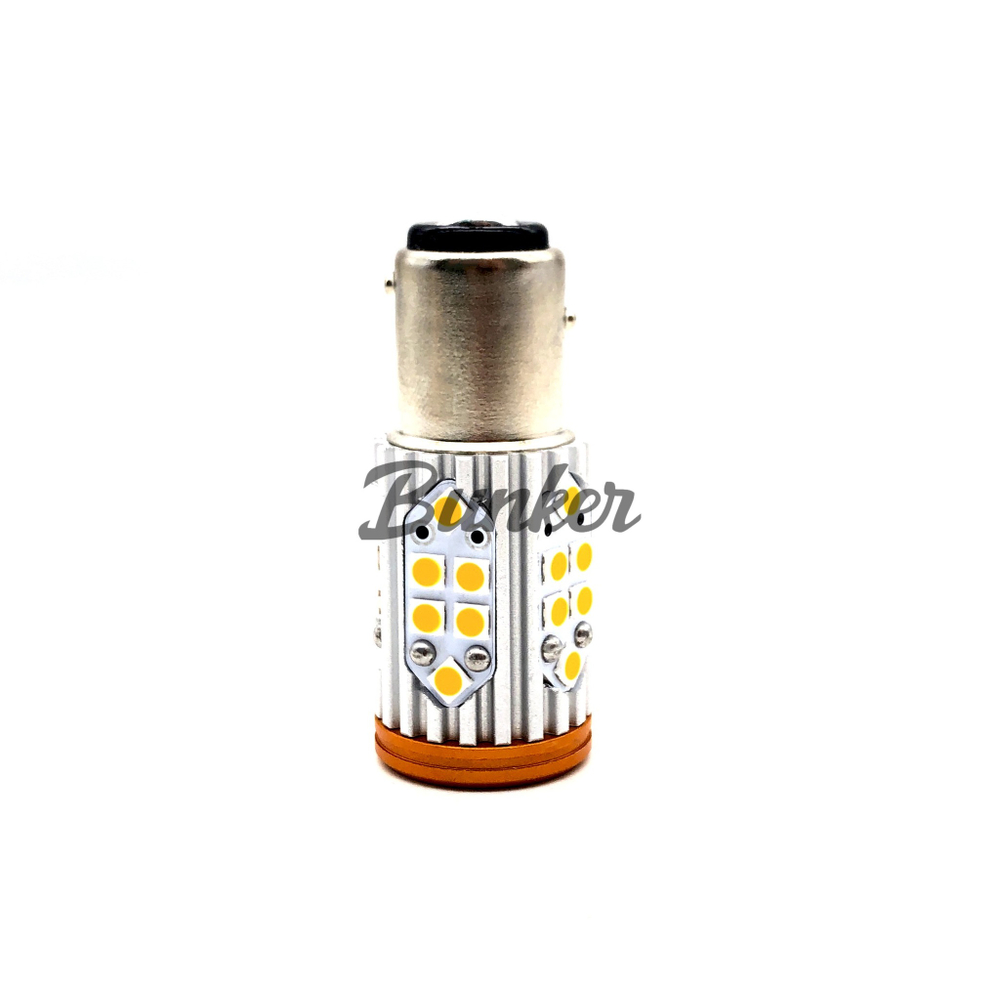 Светодиодная автомобильная LED лампа TaKiMi Special Amber P21/5W CANBUS 12V Неполярная