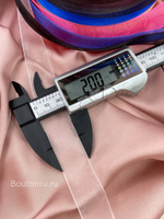 Лента капроновая органза белая