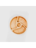 Деревянная менажница с 4 отсеками из кедра