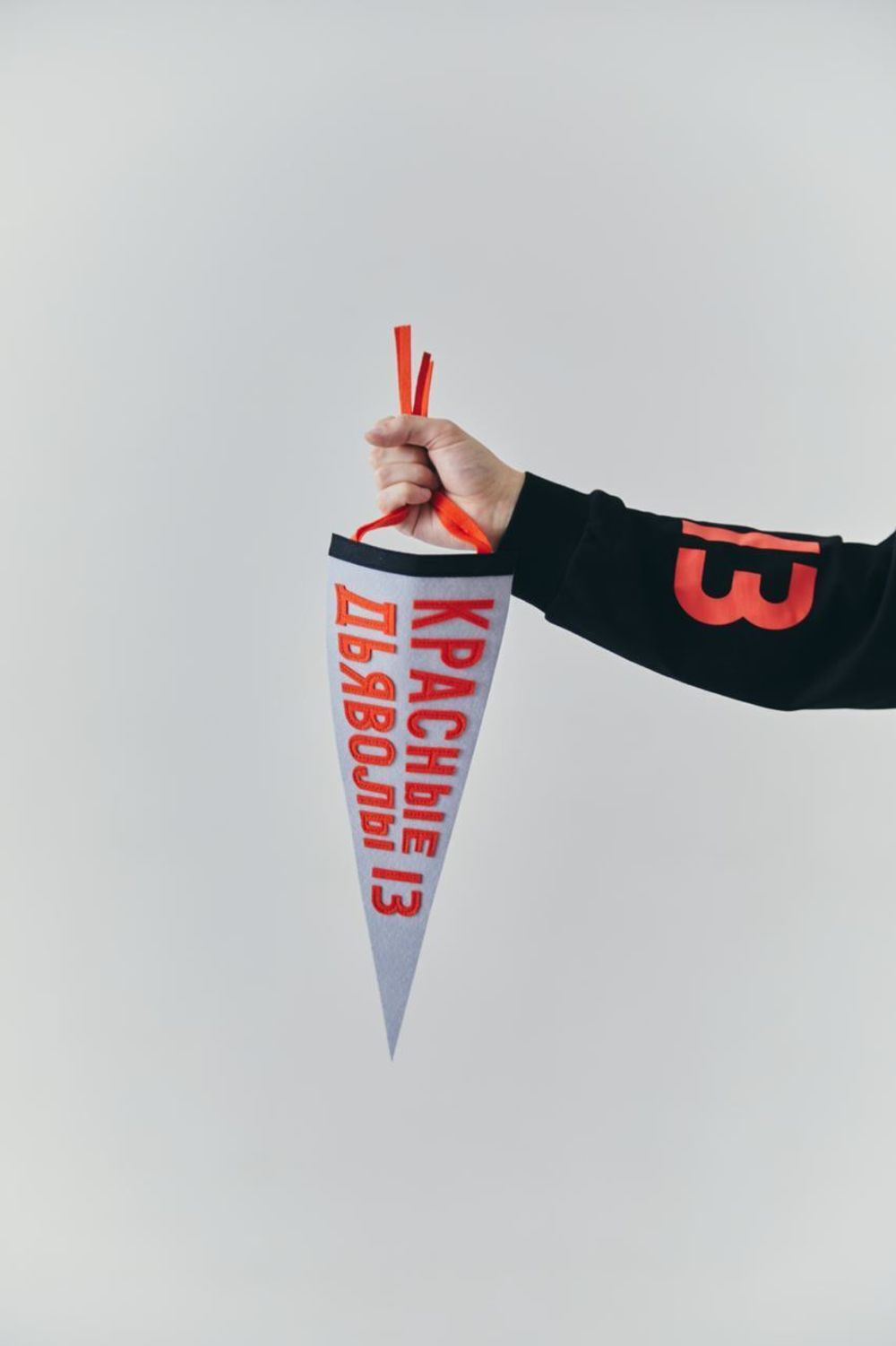 Вымпел Underdog КД бейсбольный серый / красный