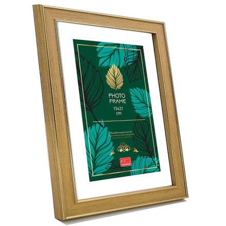 Фоторамка пластик 21х30 см Клерк бежевый