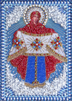 И-22 Набор для вышивания хрустальными камнями Покров Пресвятой Богородицы