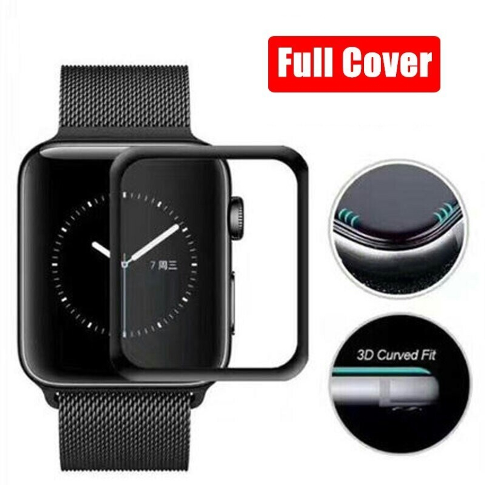 Защитное стекло для APL Watch 42мм 3D (полная проклейка)