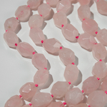 Розовый кварц натуральный, фриформ, 16,5-20*11,5-14,5мм