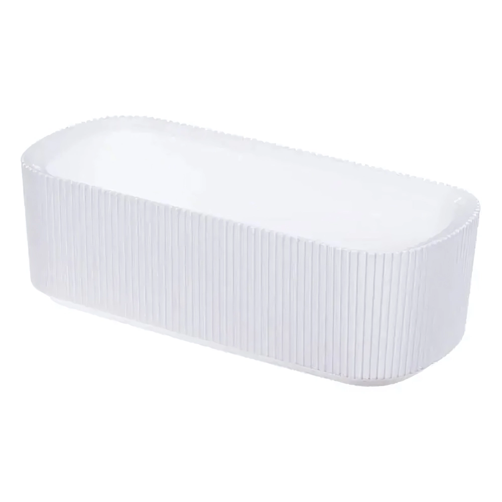 Кашпо СТРИП 290мм 1,7л со вставкой Белый