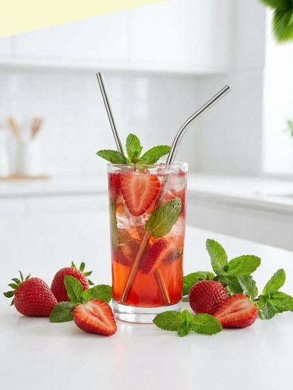 Набор металлических трубочек ZEERO 4+1