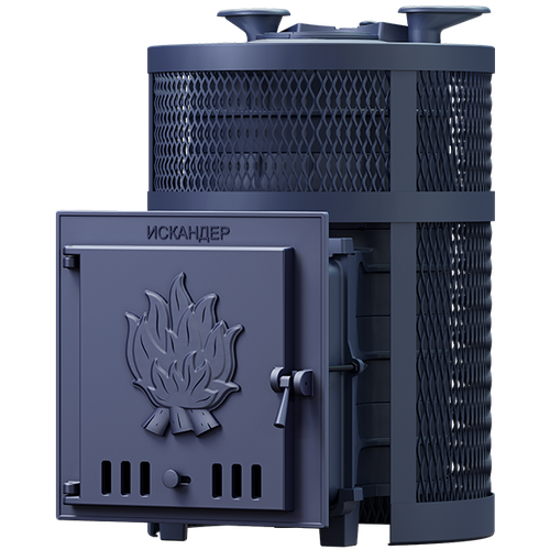 Чугунная печь для бани Искандер ЗК 18 Pro Ураган