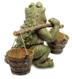 Sealmark GG-4743-LC Фигура-кашпо «Кроки с коромыслом»