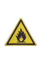 САМОКЛЕЙКА ЗНАК ПОЖАРООПАСНО ЛЕГКОВОСПЛ.ВЕЩЕСТВА 157ММх135ММ