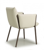 Кресло металлическое c подушками Scab Design Brezza, мокко, слоновая кость