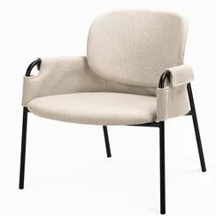 Лаунж-кресло Lok, бежевое