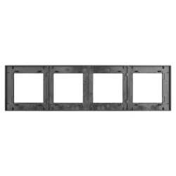 Рамка стеклянная FRM-GLARE-GS-4-BK (Arlight, -) 043803