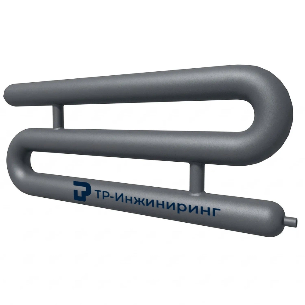 Регистр отопления РЗЭ-3x219x5,0-2000 трёхрядный змеевиковый с эллиптическими заглушками