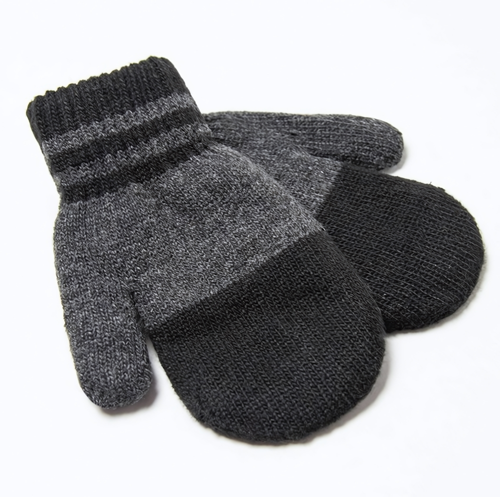 Варежки детские, цвет чёрный, р. 16/ 9879987 Rossini