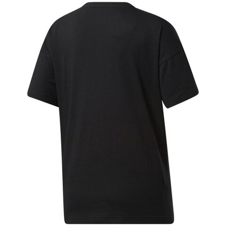 Женская теннисная футболка Reebok Les Mills Graphic Tee - black