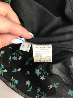 Платье в бельевом стиле с цветочным принтом, маркировка 36, визуально на 42 размер