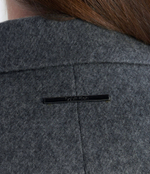 Хлопковый пиджак Calvin Klein - графитовый(K20K205961)