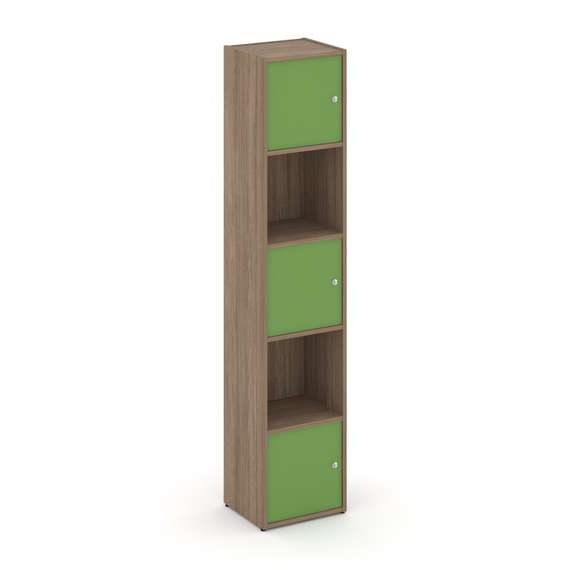 Locker plus Комплект №7 LK.K-007 Дуб Аризона/Зеленый 408*350*1983