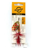 Блесна вращающаяся Lucky John SPIN X ROUND 01 3,5г FT (5шт. в упк.)