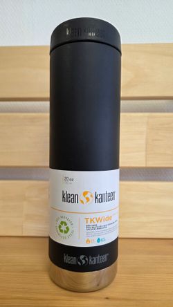Термокружка Klean Kanteen TKWide Cafe Cap 20oz (592 мл) Black (мелкие потертости)