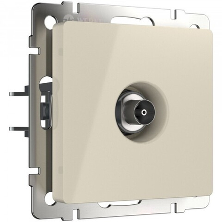 ТВ-розетка оконечная (слоновая кость)