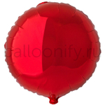 Фольгированная фигура, круг 32"/81СМ Металлик Red(FM)