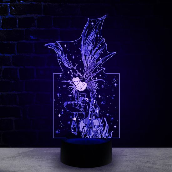 3D лампа Тетрадь смерти. Рюк