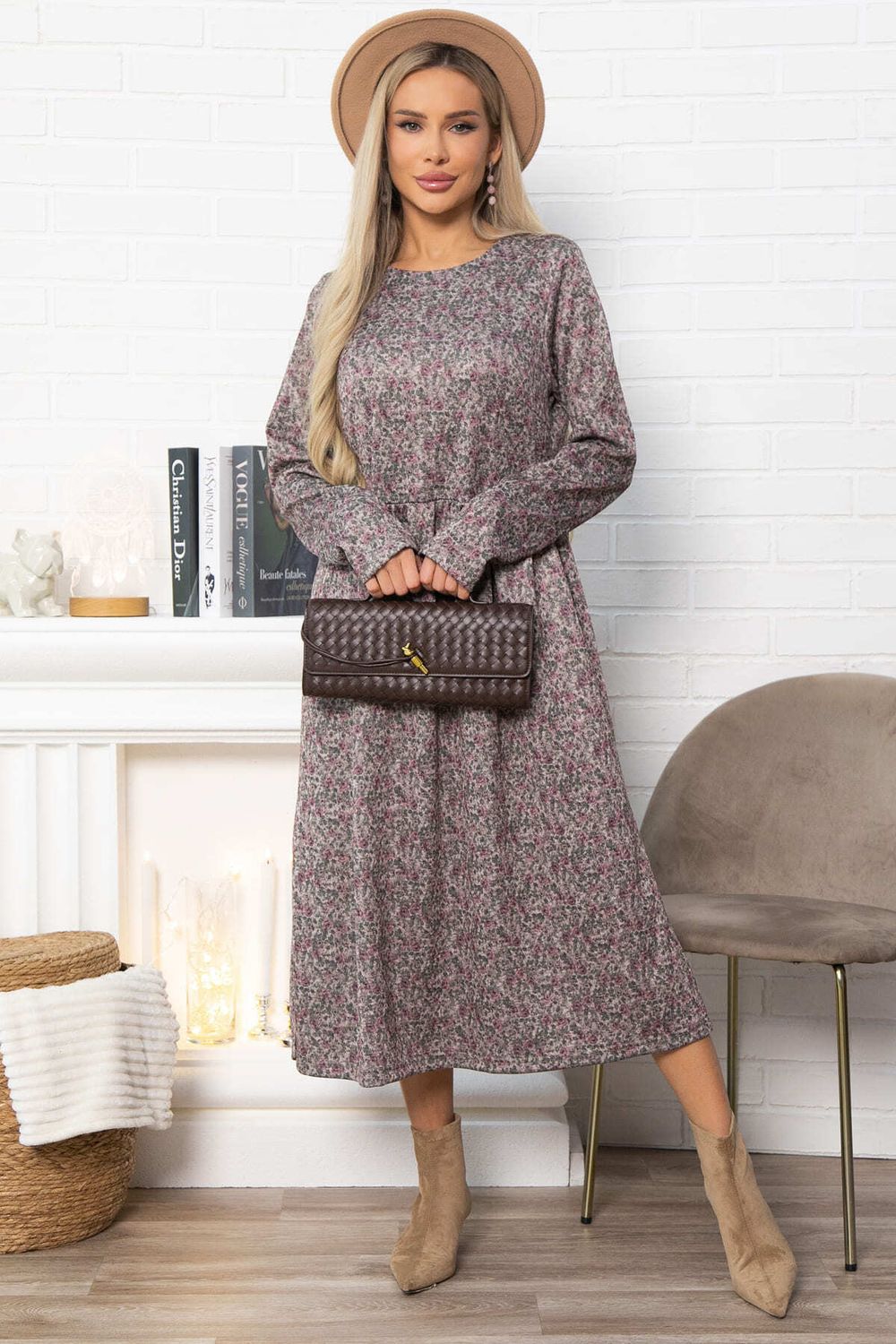 Платье Андреа (коричневое) П14852-25М LT Collection