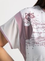 Блуза Алтея (белая/роза) Б15367-20М LT Collection