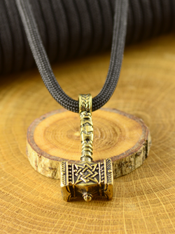 Молот Сварога из латуни