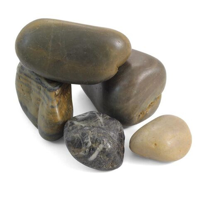 Галька S/AB, цветная смесь, крупная, 50-80мм, 1кг, Laguna AQUA