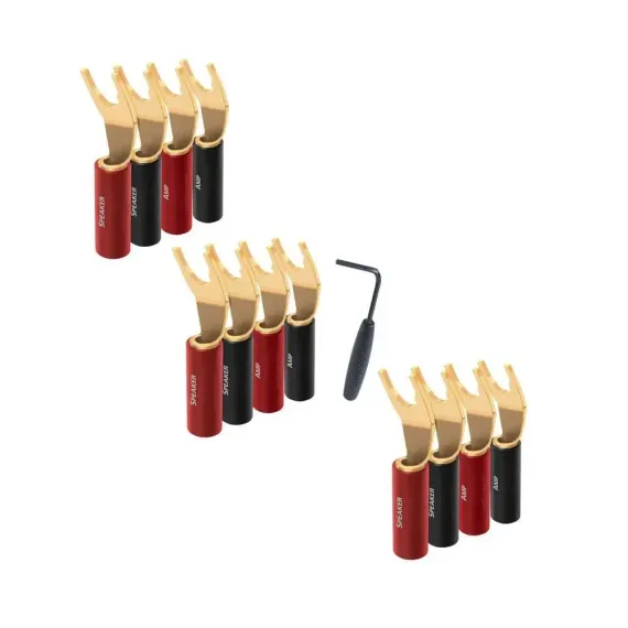 AudioQuest SureGrip 100 Spade Gold 12
