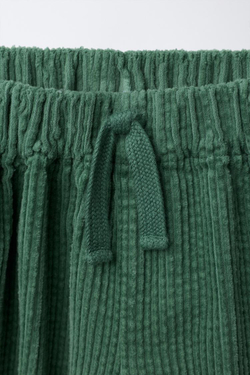 ZARA ВЕЛЬВЕТОВЫЕ БРЮКИ, ЗЕЛЕНЫЙ