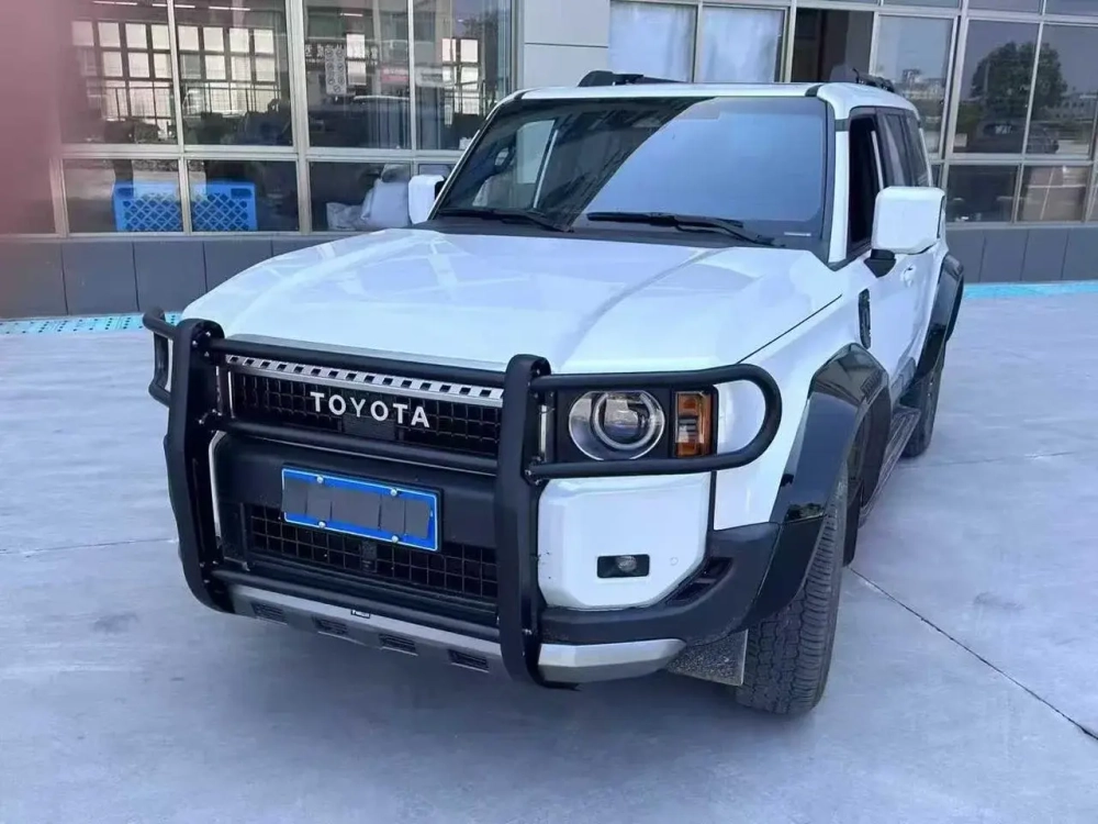 Защитная дуга переднего бампера для Toyota Land Cruiser Prado 250 LC250 Крузак Тойота Кенгурятник защита бампера