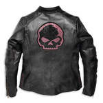 Куртка Willie G Leather Jacket with Rhinestones Harley-Davidson
