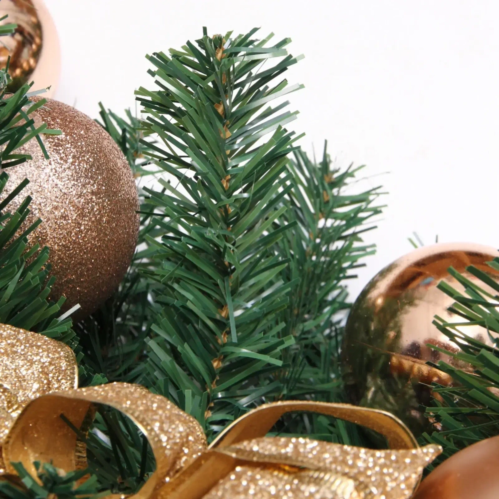 Гирлянда хвойная «Сказочное чудо» 1,8 м d=30 см, ПВХ, шампань (SST1950R-180)