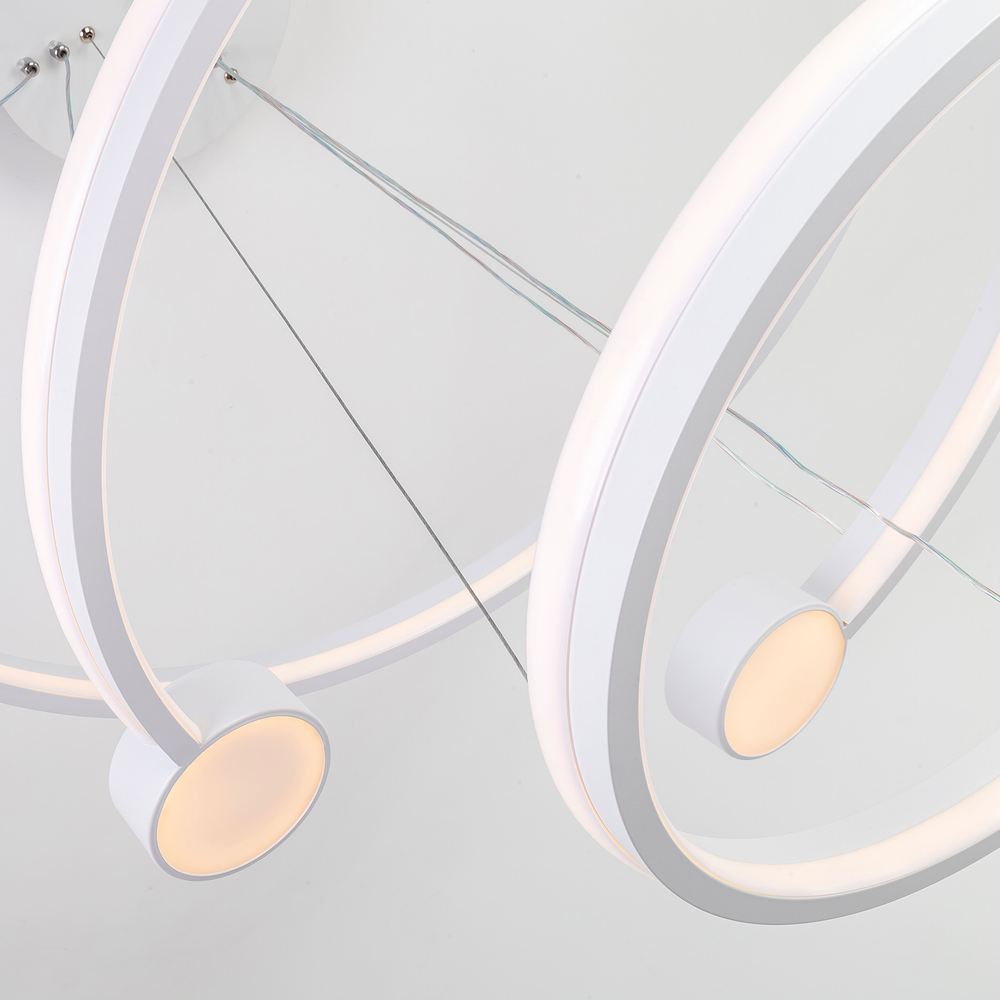 Подвесной светодиодный cветильник LED4U L7100-3 WТ