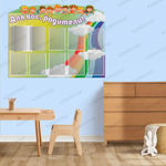 Стенд Для вас, родители! с карманами А4 и перекидной системой Радуга 1534