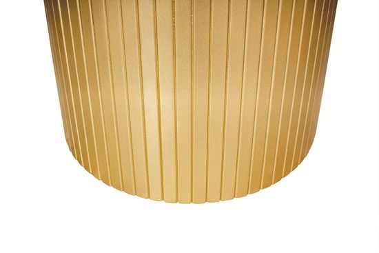 Стол DUBAI 110 Calacata gold gloss / опора шелк, золото