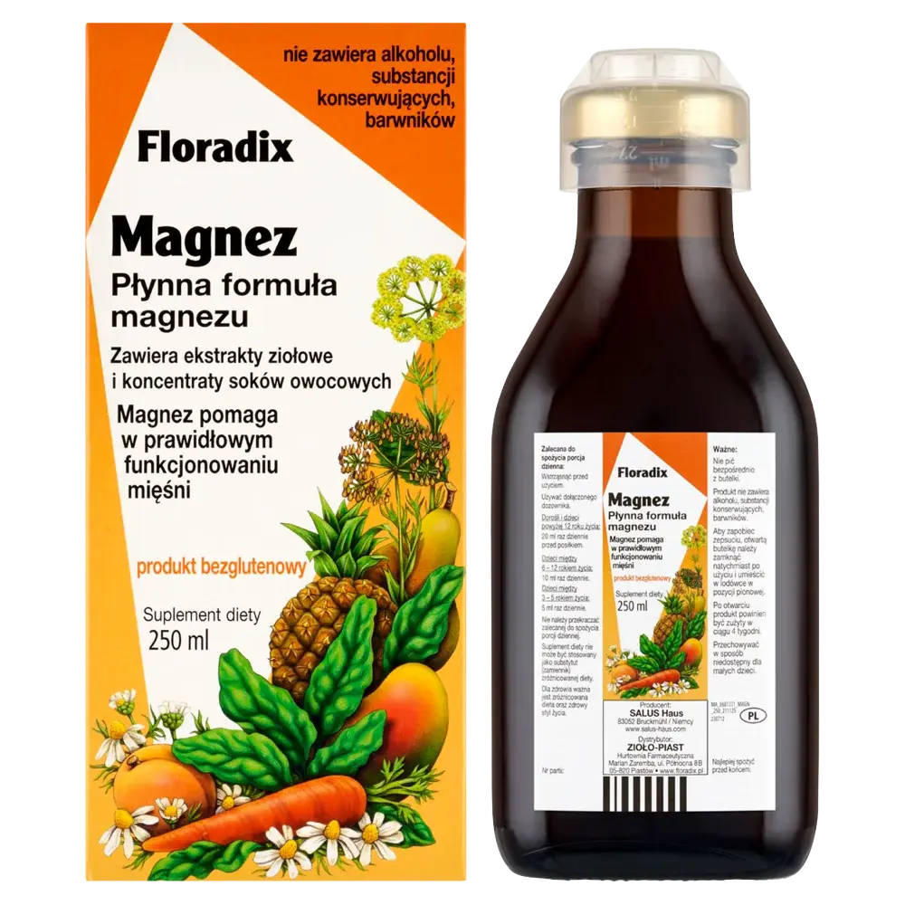 Пищевая добавка Floradix Magnesium, 250 мл
