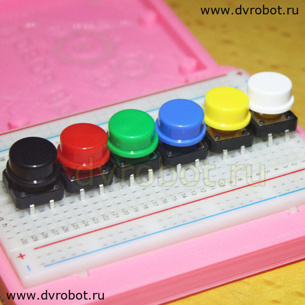 Колпачок для кнопки 12*12 - КРАСНЫЙ