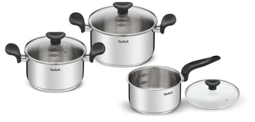 Набор посуды Tefal PRIMARY 6 предметов 16/18/20 см E308S674